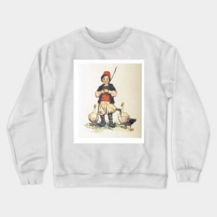 Frolic for Fun Boy and Geese Crewneck Sweatshirt